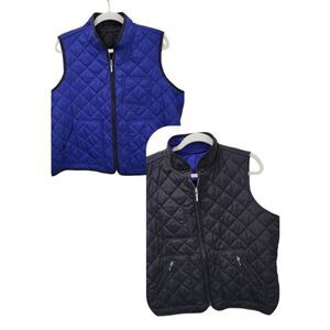 Lauren Ralph Lauren Reversible Quilted Zip Front Vest Size 2X